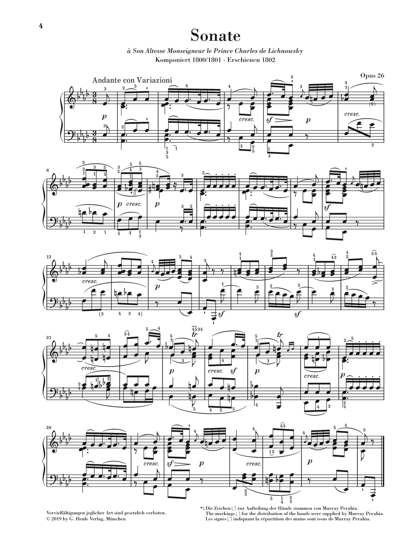 Piano Sonatas, Volume II, Op. 26–54, Perahia Edition - Beethoven