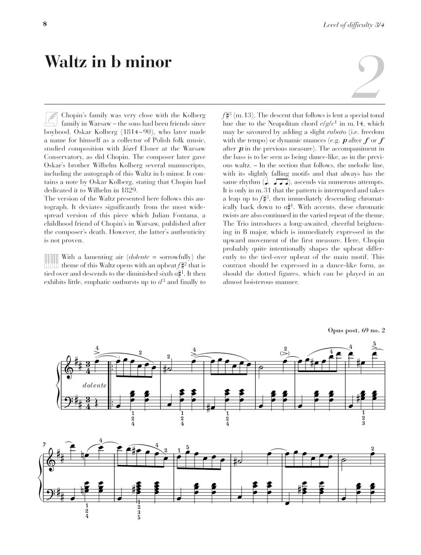 At the Piano: 17 Well-Known Original Pieces - Chopin