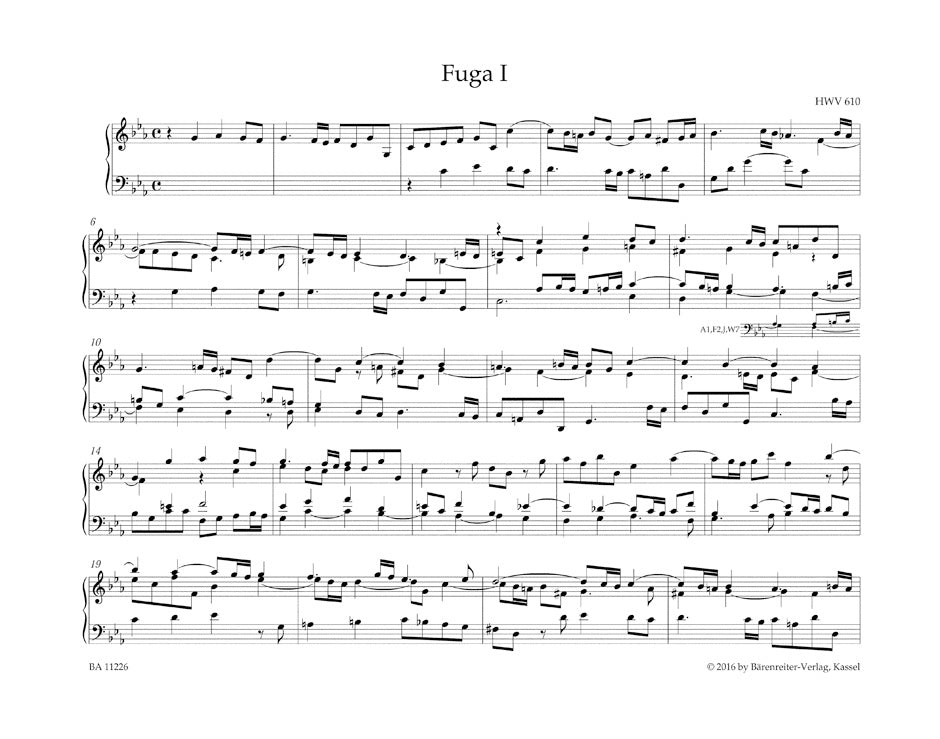 Organ Works - Handel