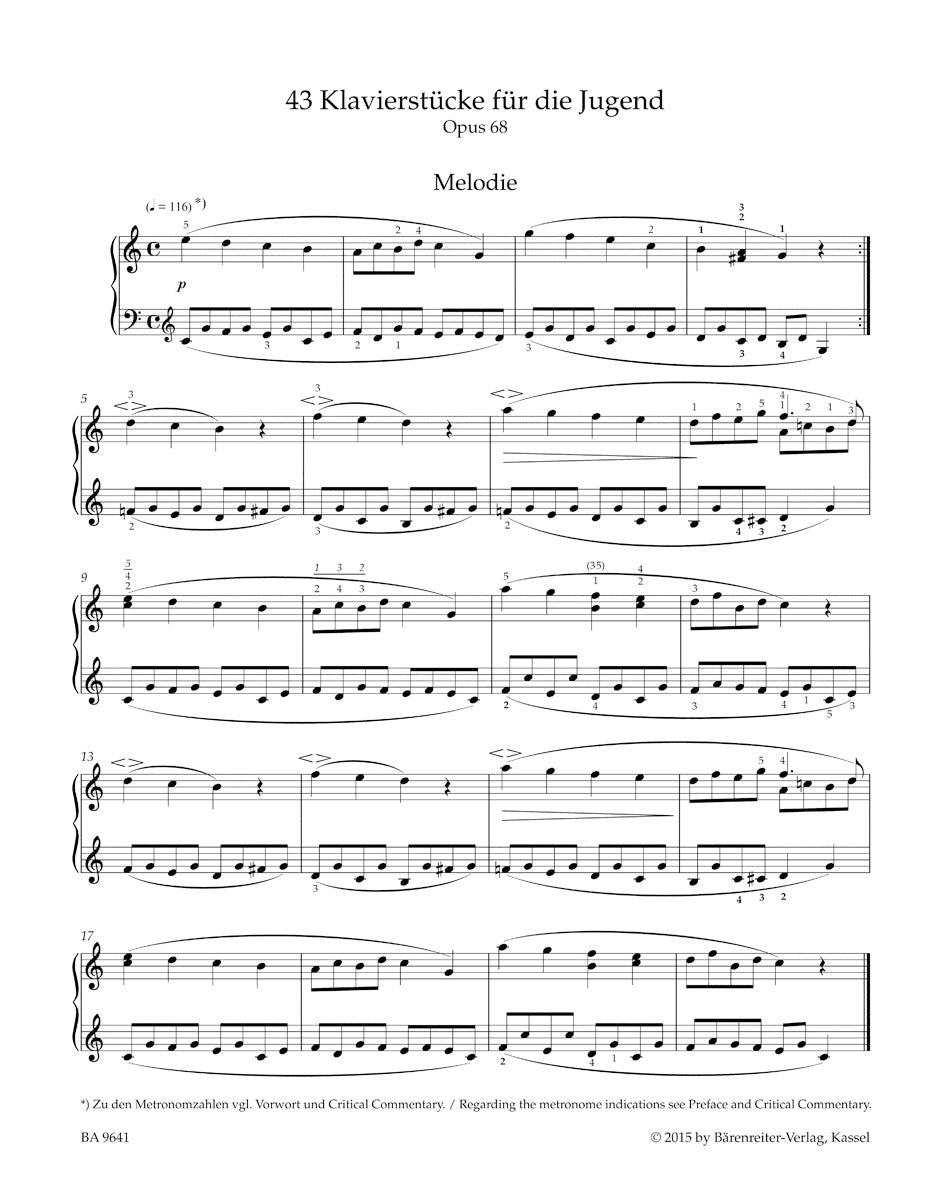 Album for the Young, Op. 68 - Schumann