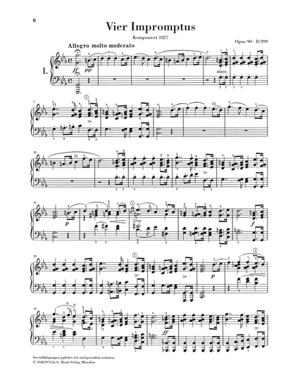 Impromptus and Moments musicaux - Schubert