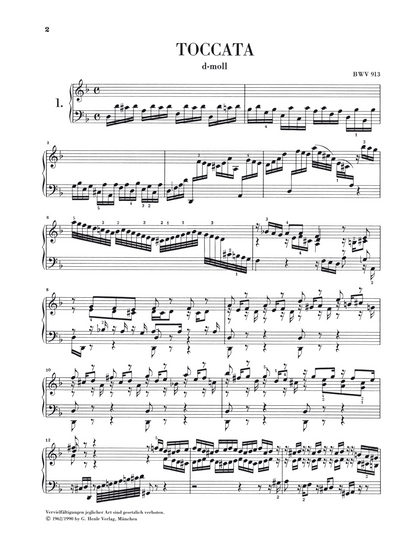 Toccatas BWV 910-916 - Bach
