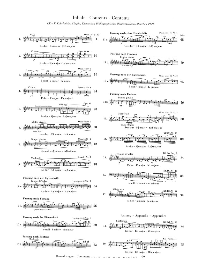 Waltzes - Chopin