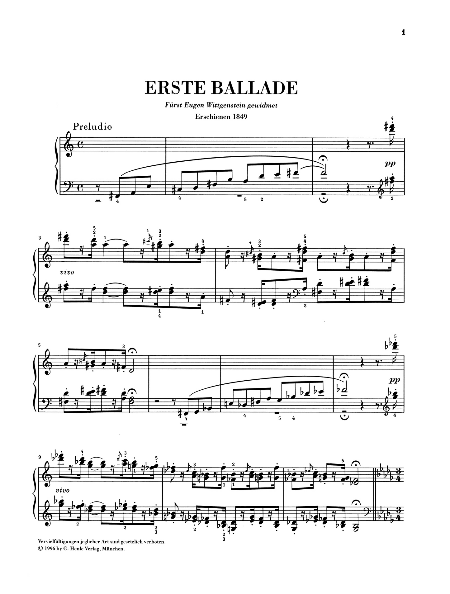 Ballades - Liszt