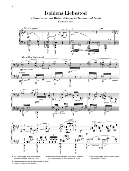 Isoldens Liebestod from “Tristan und Isolde” - Liszt