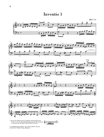 Inventions and Sinfonias - Bach