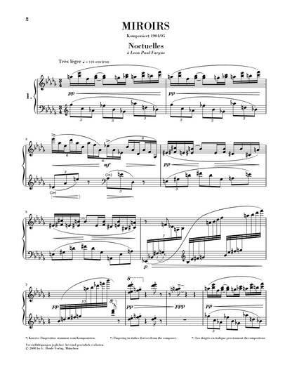 Miroirs - Ravel