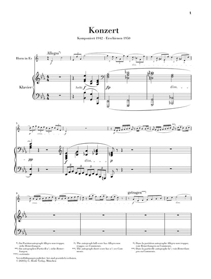 Horn Concerto No. 2 in E-flat major - Strauss
