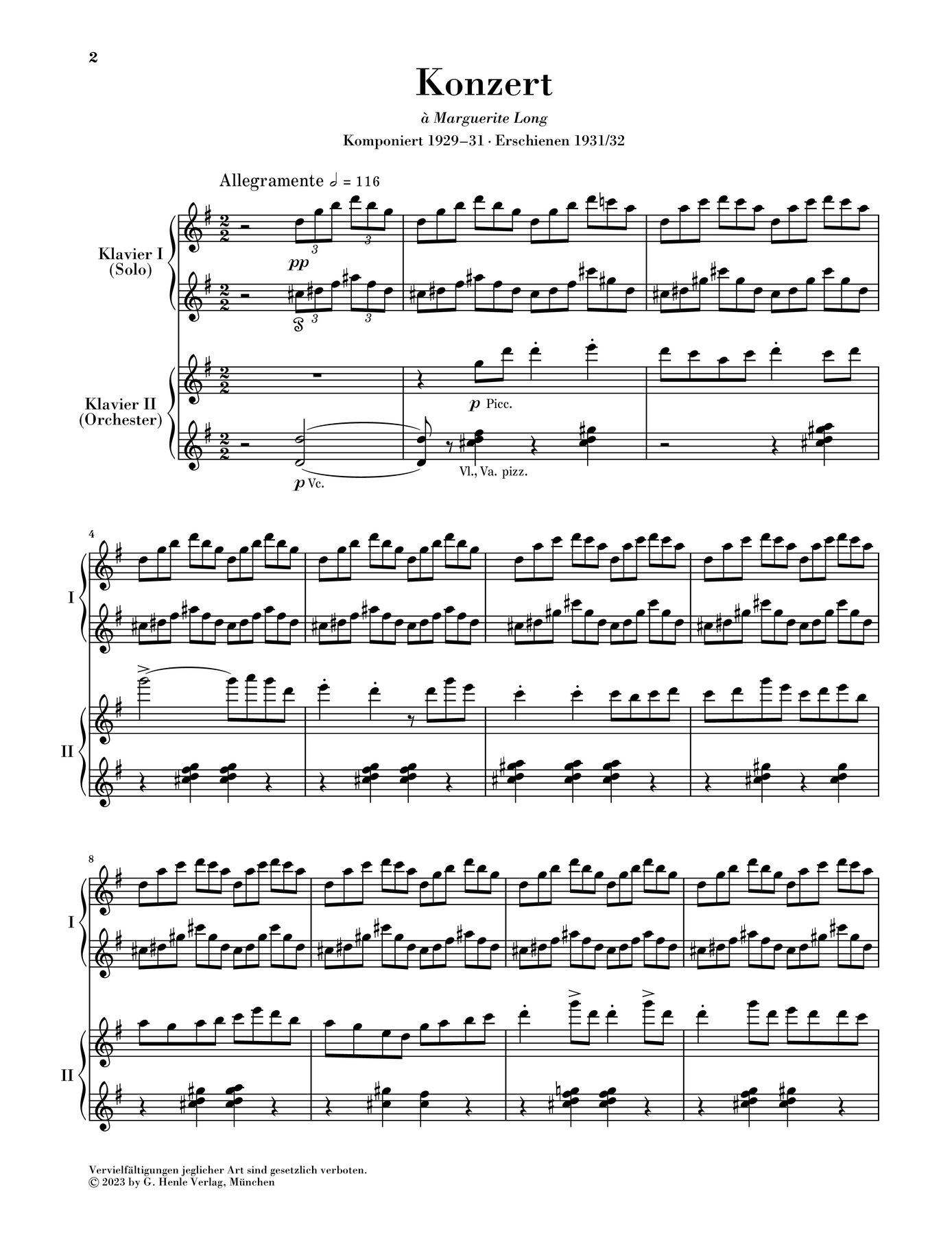Piano Concerto in G major - Ravel