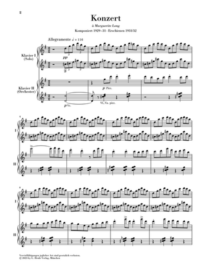 Piano Concerto in G major - Ravel