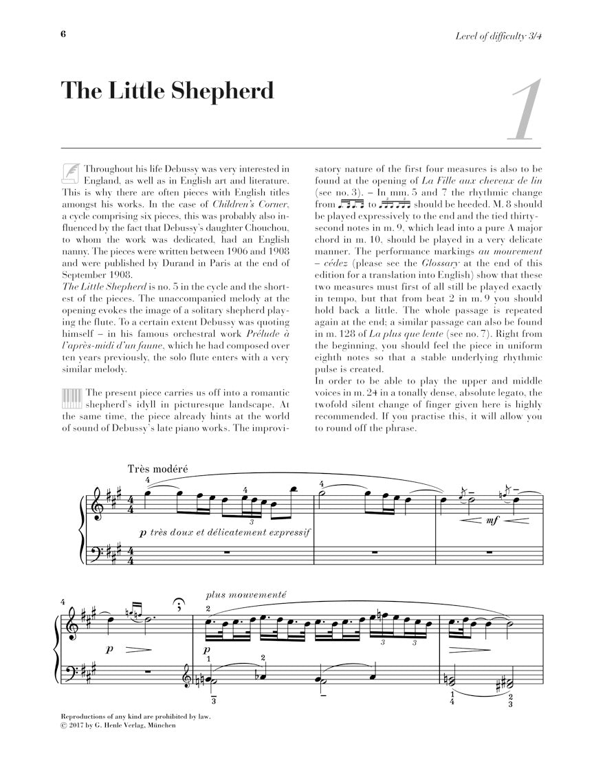 At the Piano: 9 Well-Known Original Pieces - Debussy