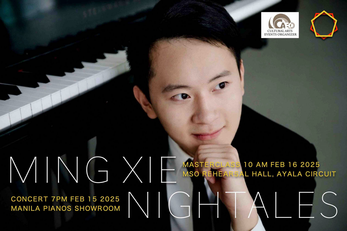 Ming Xie in Nightales – A Piano Recital