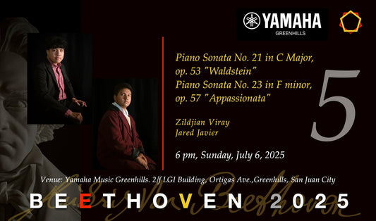 Beethoven 2025: Concert No. 5 with Zildjian Viray & Jared Javier