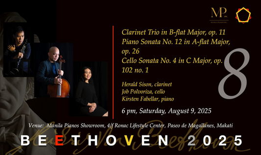 Beethoven 2025: Concert No. 8 with Herald Sison, Job Polvoriza, and Kirsten Fabellar