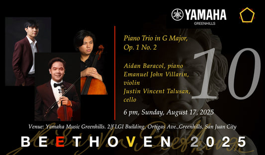 Beethoven 2025: Concert No. 10 with Aidan Baracol, Emanuel Villarin, and Justin Talusan