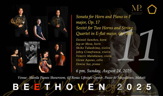 Beethoven 2025: Concert No. 11 with Deniel Sanchez, Jay-ar Mesa, Shiho Takashima, Jobry Cimafranca, Venerii Malabanan, Glenn Aquias, Denise See