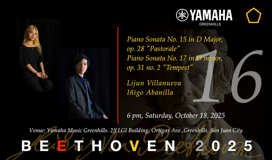 Beethoven 2025: Concert No. 16 with Lijun Villanueva & Inigo Abanilla