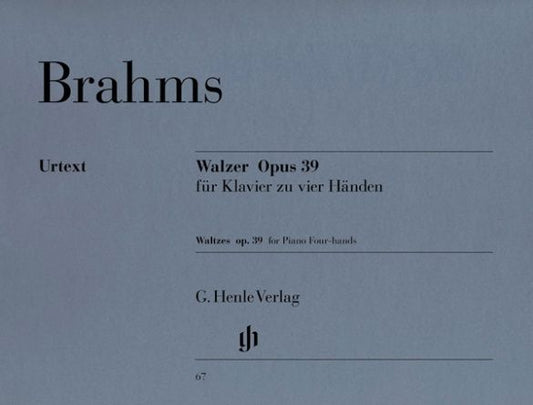 Waltzes Op. 39 for Four Hands - Brahms
