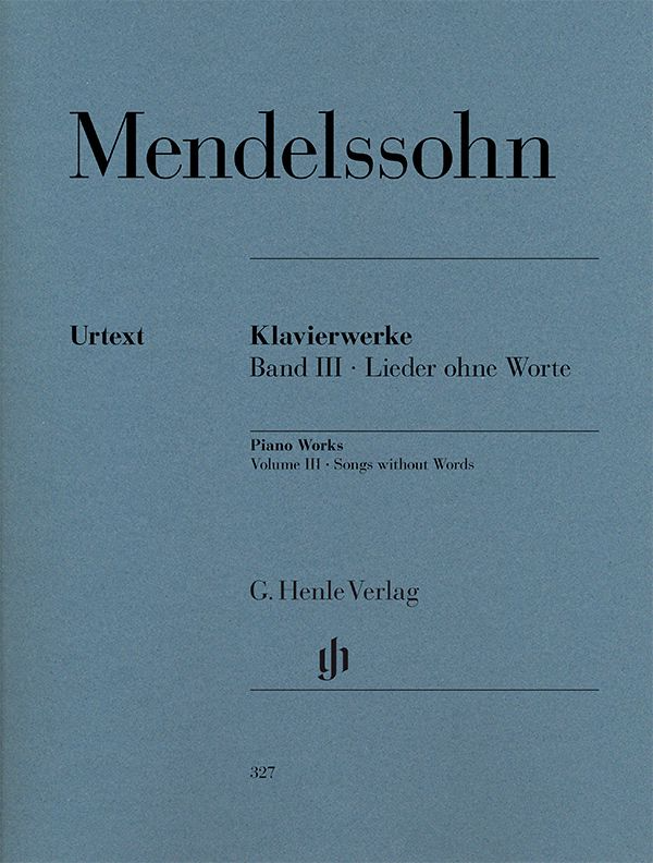 Piano works, Volume III - Songs without Words - Mendelssohn