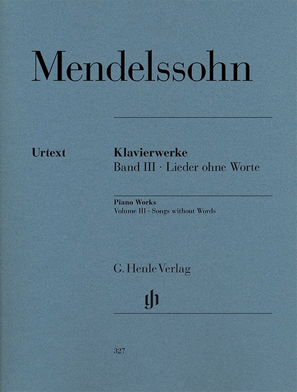 Piano works, Volume III - Songs without Words - Mendelssohn