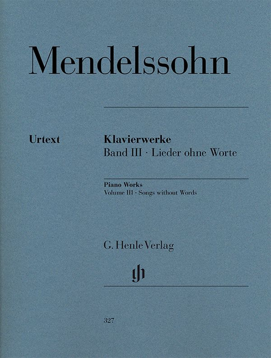 Piano works, Volume III - Songs without Words - Mendelssohn