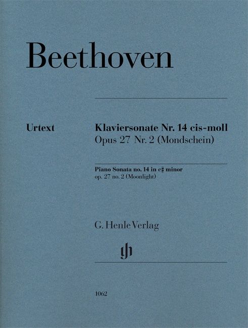 Sonata in C-sharp minor Op. 27 No. 2 "Moonlight" - Beethoven