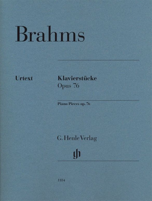 Piano Pieces Op. 76 - Brahms