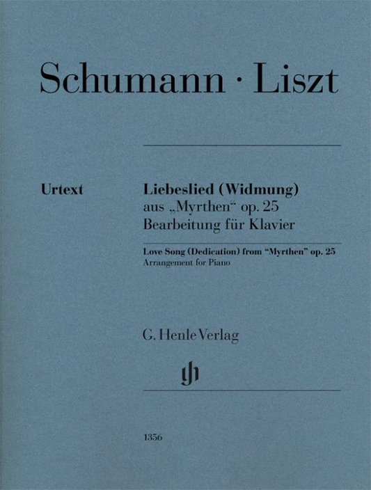 Widmung from "Myrthen" Op. 25 - Schumann/Liszt