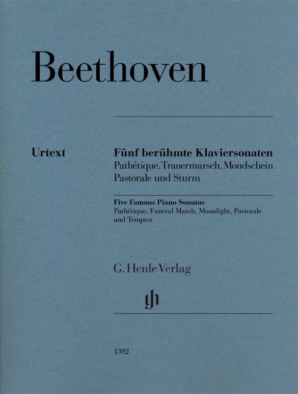 Five Famous Piano Sonatas - Beethoven