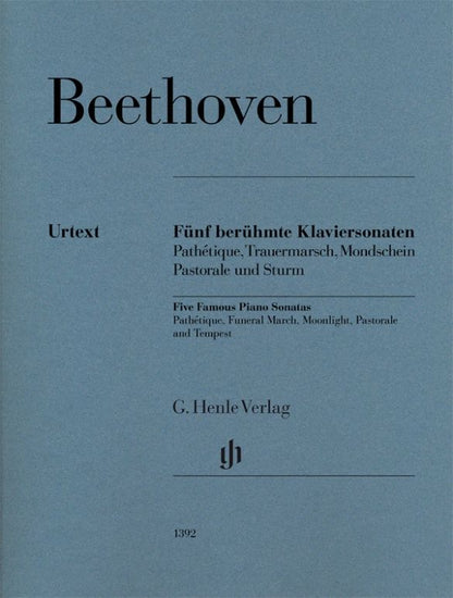 Five Famous Piano Sonatas - Beethoven