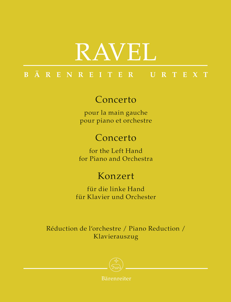 Concerto for the Left Hand for Piano and Orchestra - Ravel