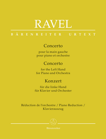 Concerto for the Left Hand for Piano and Orchestra - Ravel