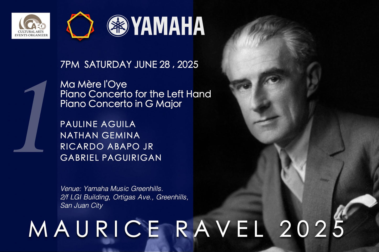 Ravel Music Festival: Concert No. 1