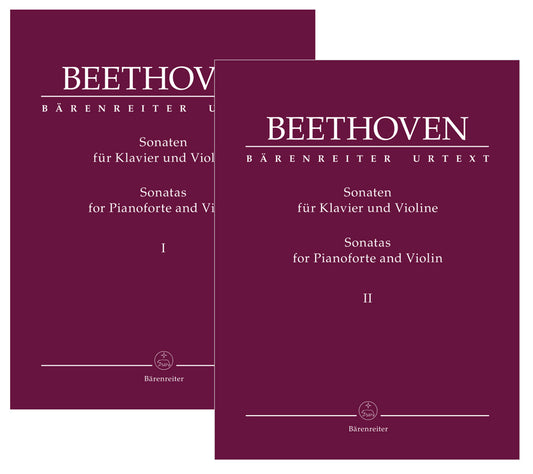 Sonatas for Pianoforte and Violin (Book 1 and 2) - Beethoven