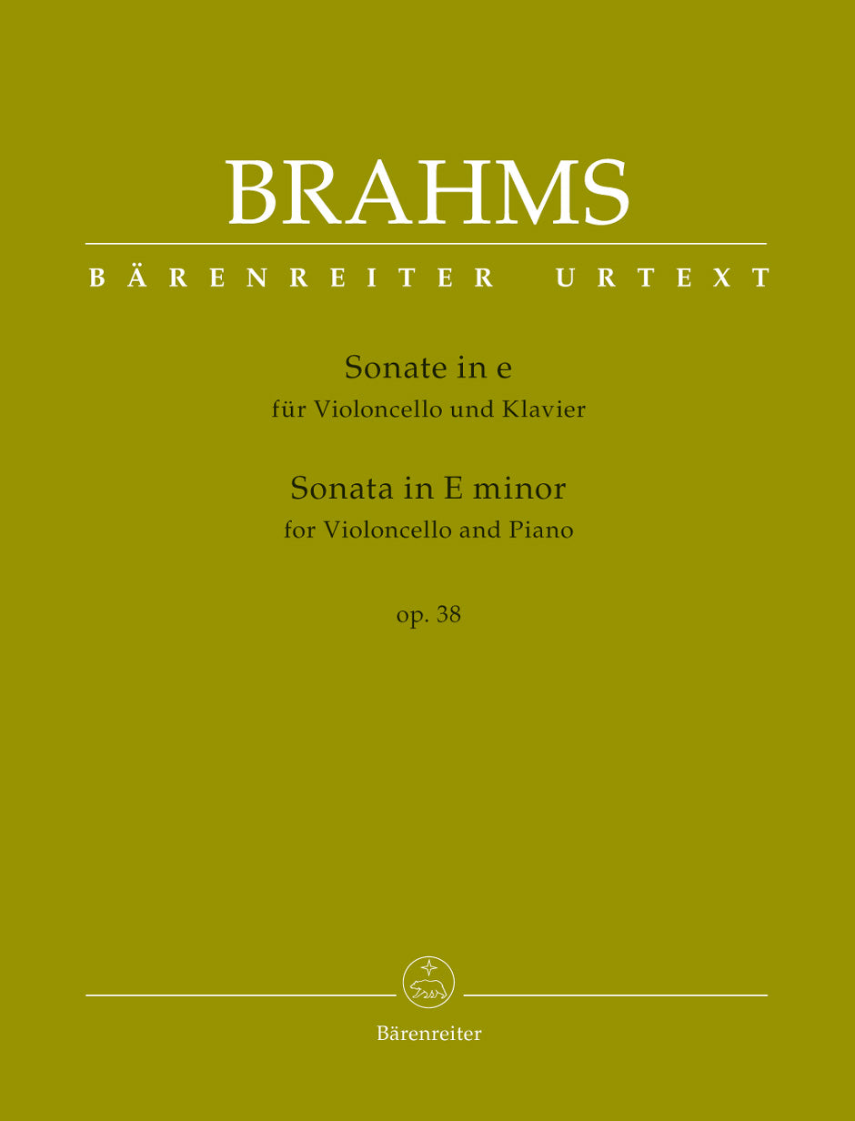 Sonata for Cello and Piano in E minor, Op. 38 - Brahms