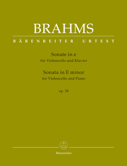 Sonata for Cello and Piano in E minor, Op. 38 - Brahms