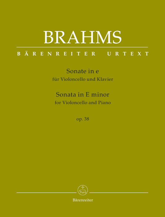 Sonata for Cello and Piano in E minor, Op. 38 - Brahms
