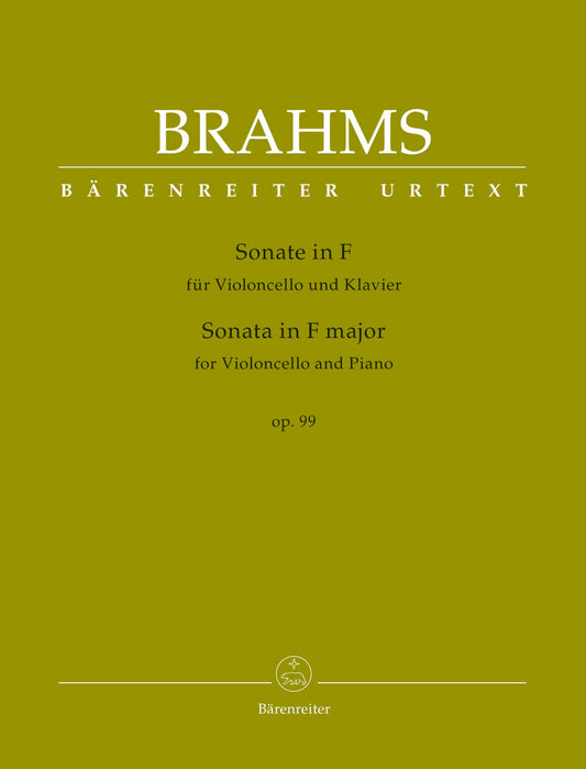 Sonata for Cello and Piano in F major, Op. 99 - Brahms