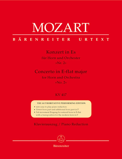 Concerto for Horn and Orchestra no. 2 in E-flat major, K. 417 - Mozart