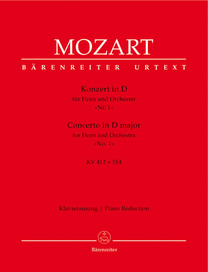 Concerto for Horn and Orchestra No. 1 in D major, K.412+514 (386b) - Mozart