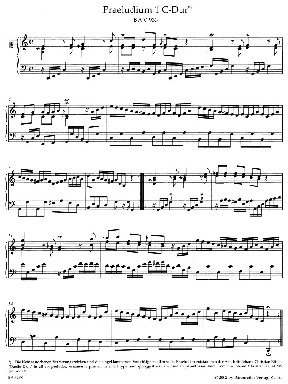 Little Preludes and Fughettas - Bach