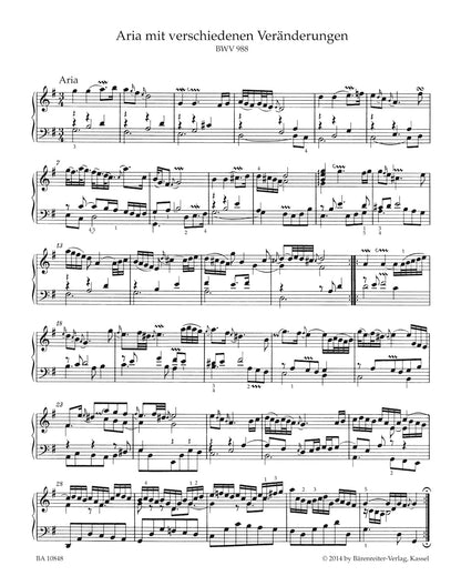Goldberg Variations BWV 988 - Bach