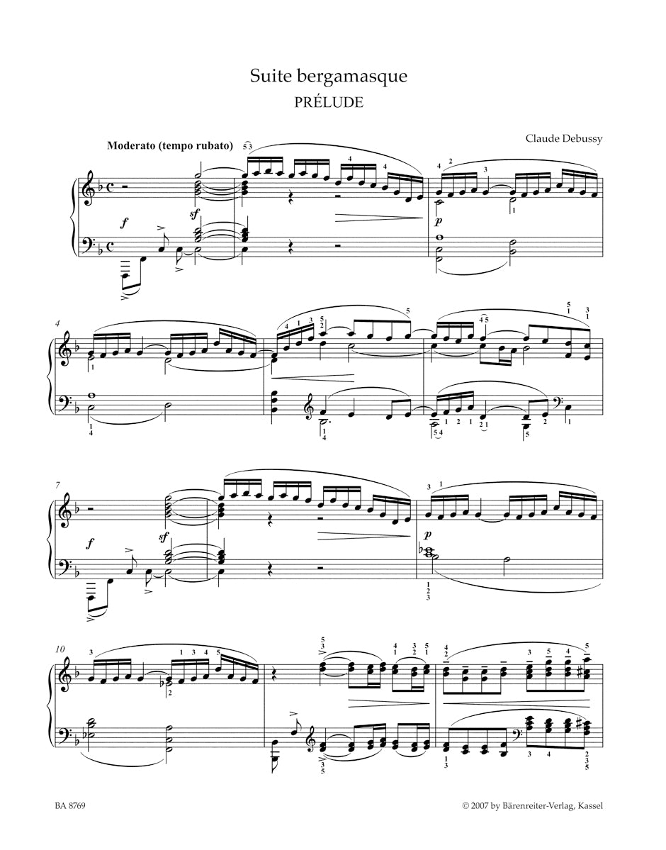 Suite Bergamasque - Debussy