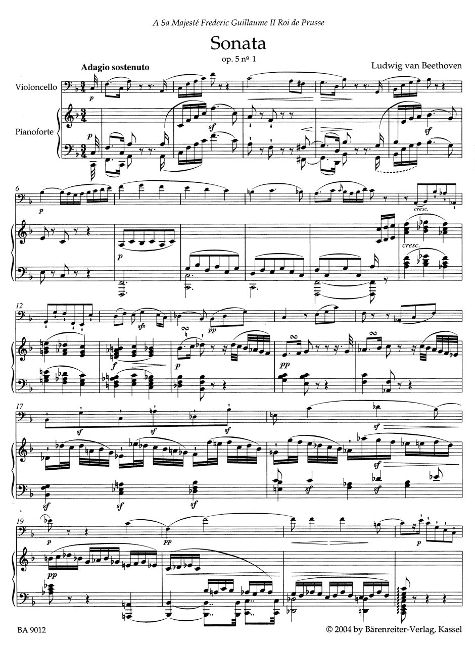 Sonatas for Piano and Cello - Beethoven