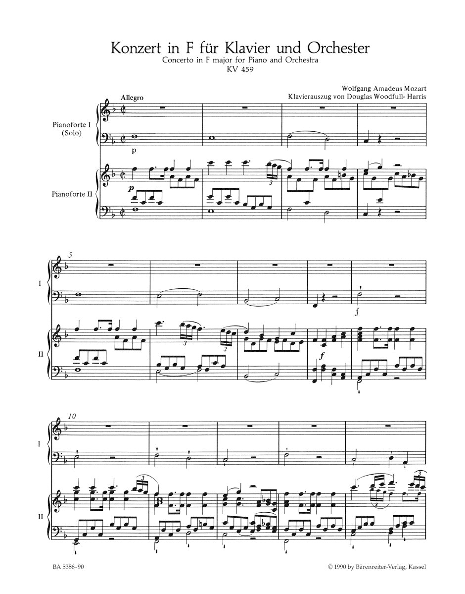 Piano Concerto No. 19 in F Major, K.459 - Mozart